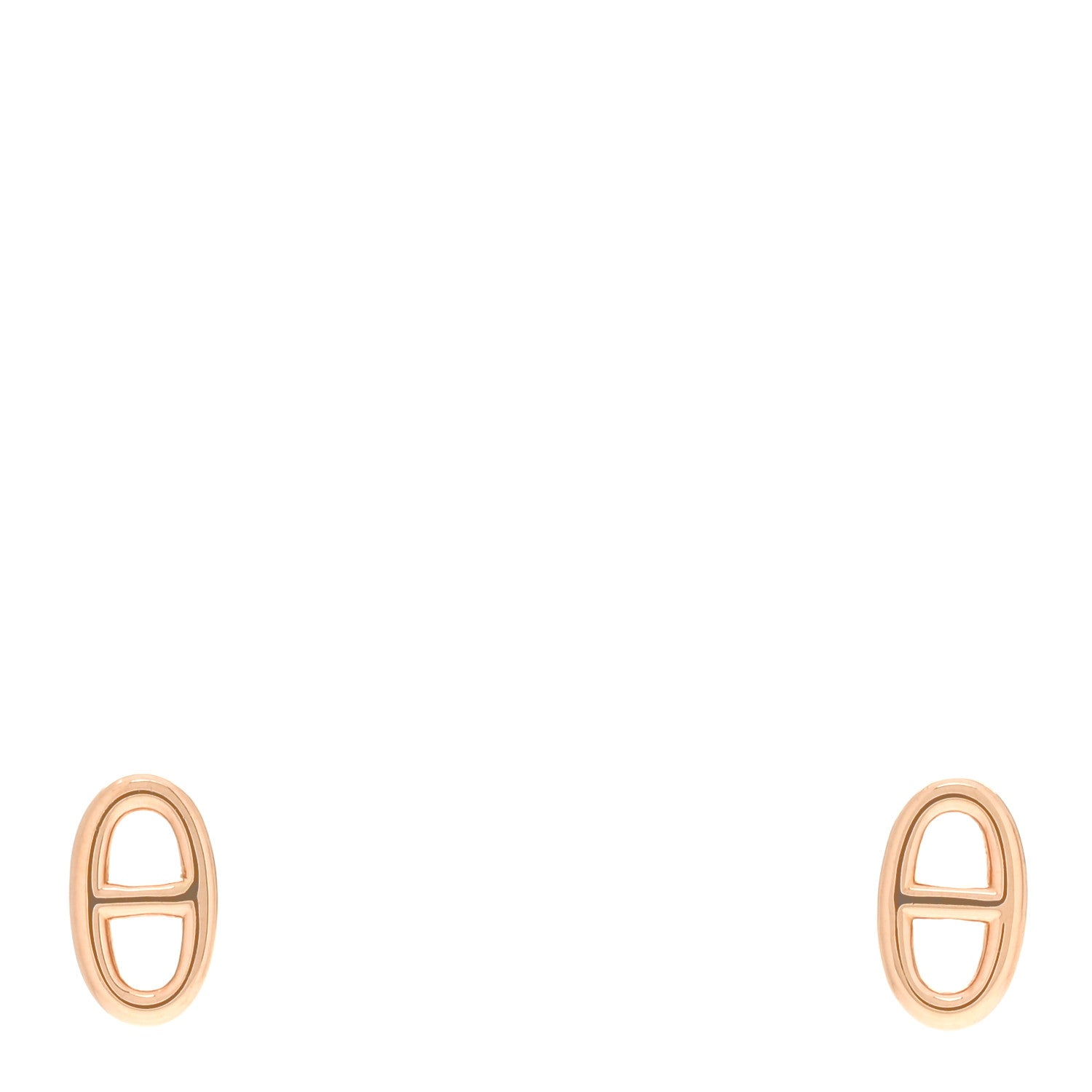 Hermes 18K Rose Gold TPM Farandole Stud Earrings 1 of 6
