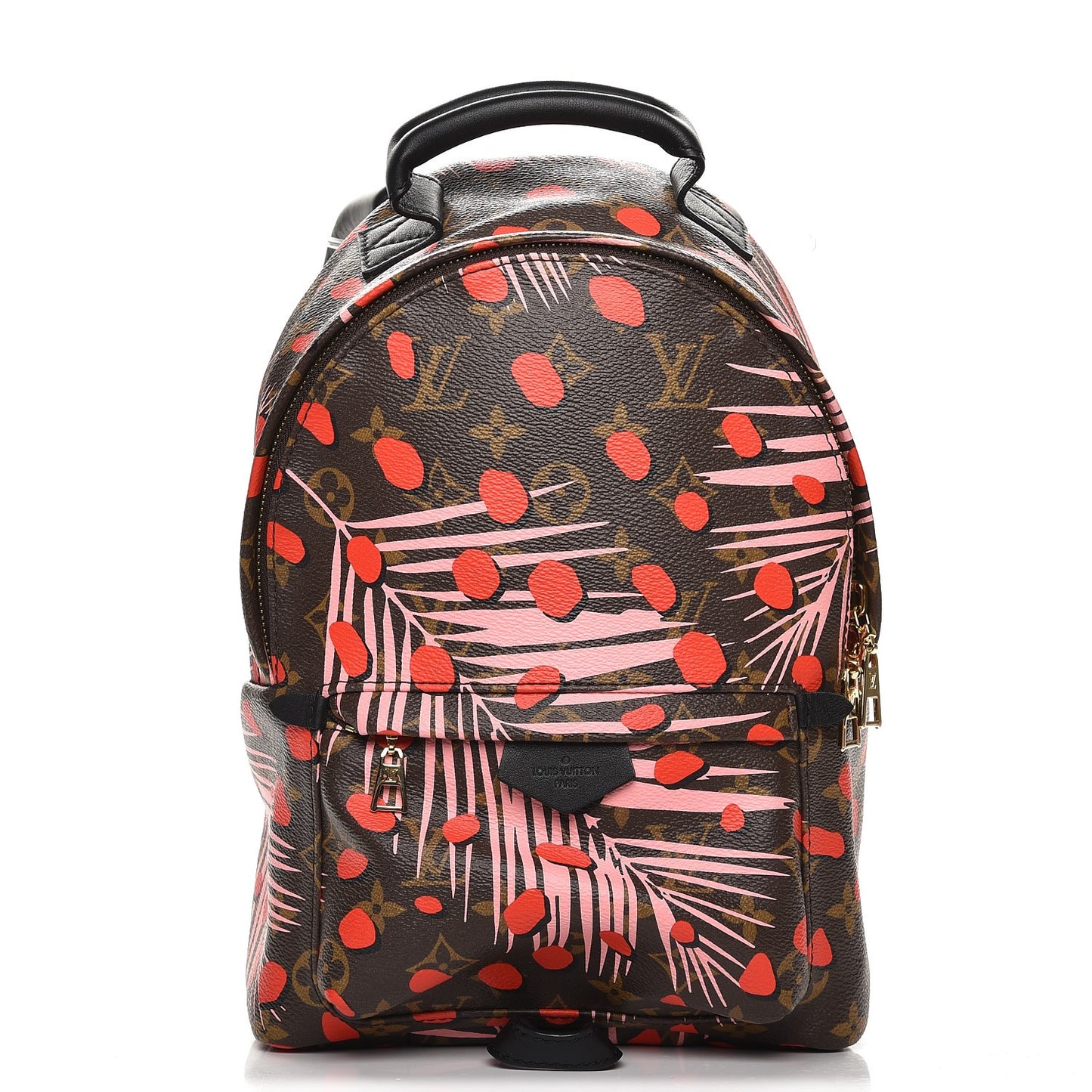 Monogram Jungle Dots Palm Springs Backpack PM Sugar Pink Poppy