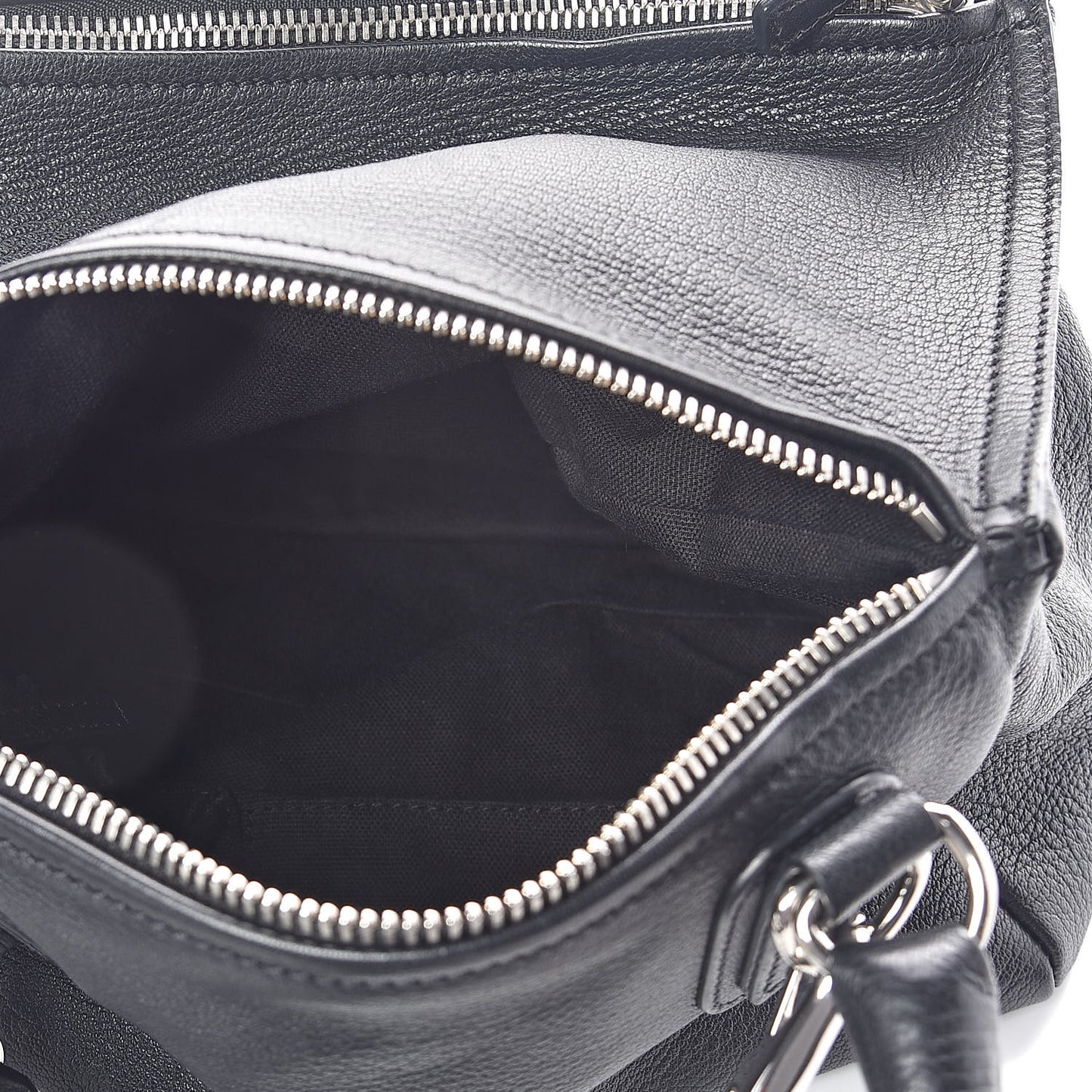 Sugar Goatskin Small Pandora Black