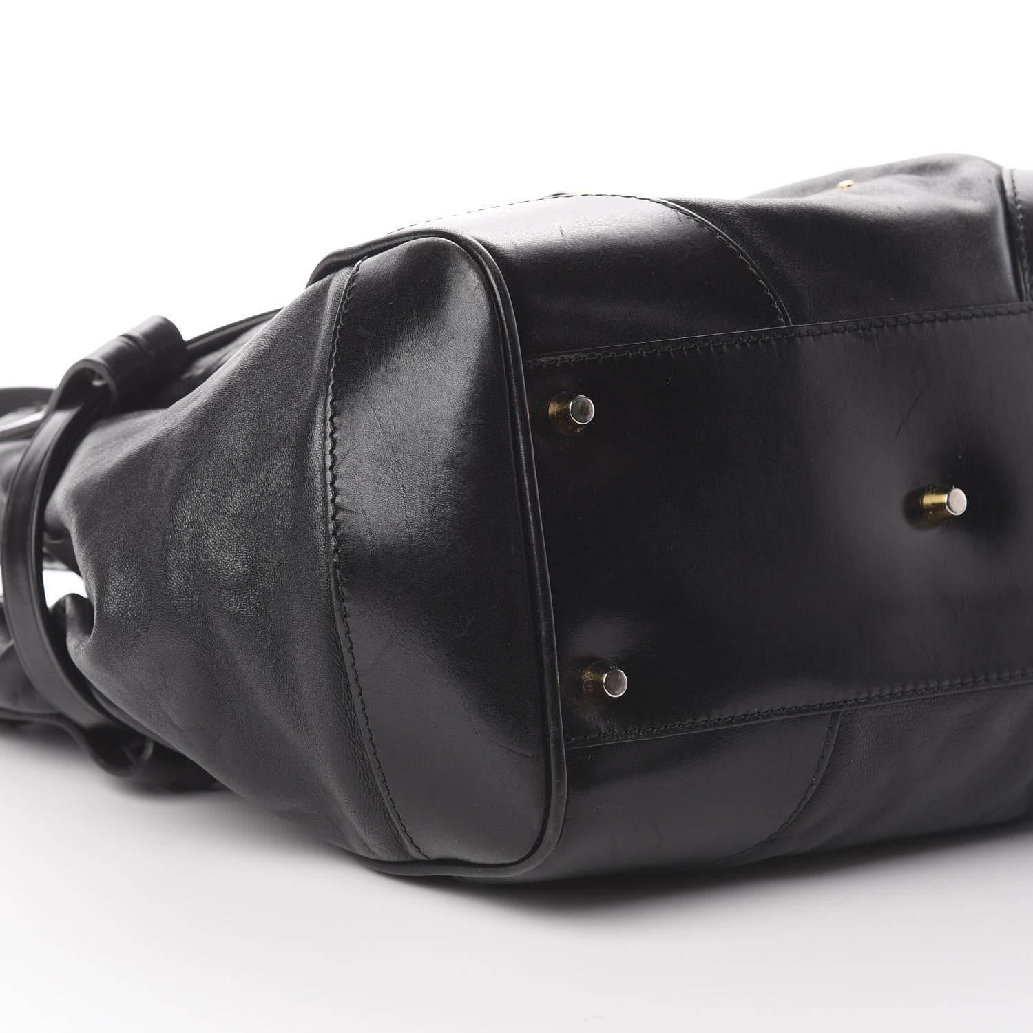 Burberry Soft Bridle Calfskin Small Canterbury Tote Black 5 of 9
