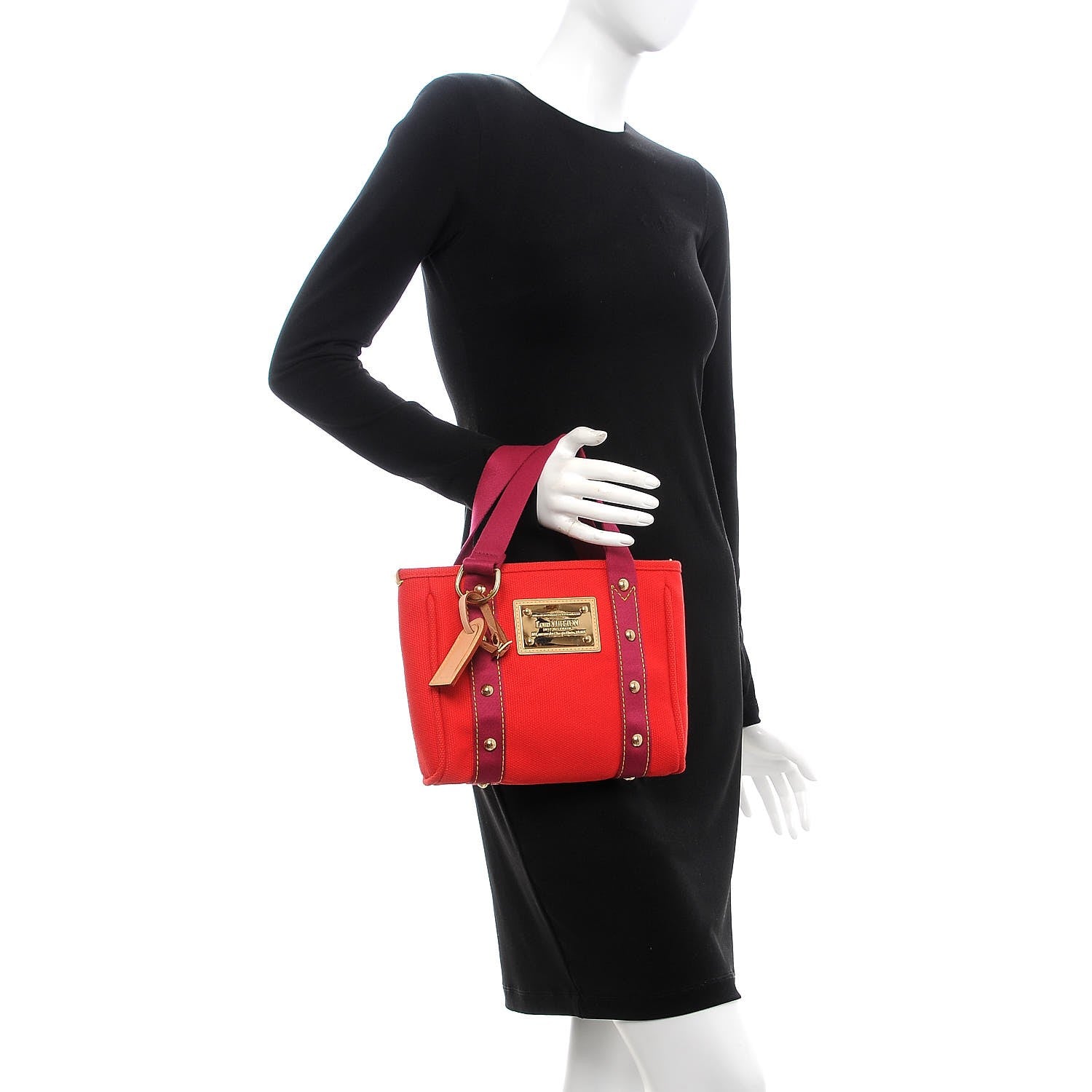 Louis Vuitton Antigua Cabas PM Red 2 of 7