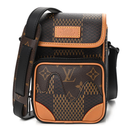 Louis Vuitton X NIGO Giant Damier Ebene Monogram Nano Amazone Messenger 1 of 9