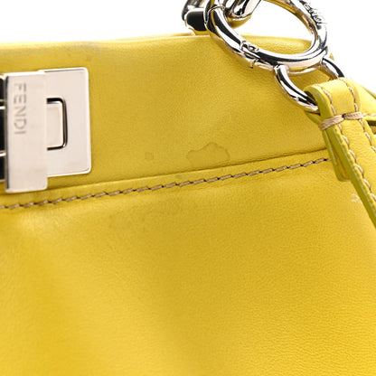 Fendi Nappa Mini Peekaboo Iconic Satchel Lime 12 of 12