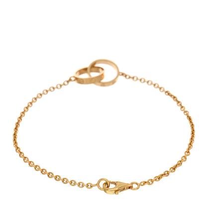 Cartier 18K Yellow Gold Interlocking LOVE Bracelet 2 of 3