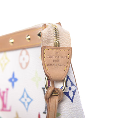 Louis Vuitton Monogram Multicolor Pochette Accessories White 8 of 12