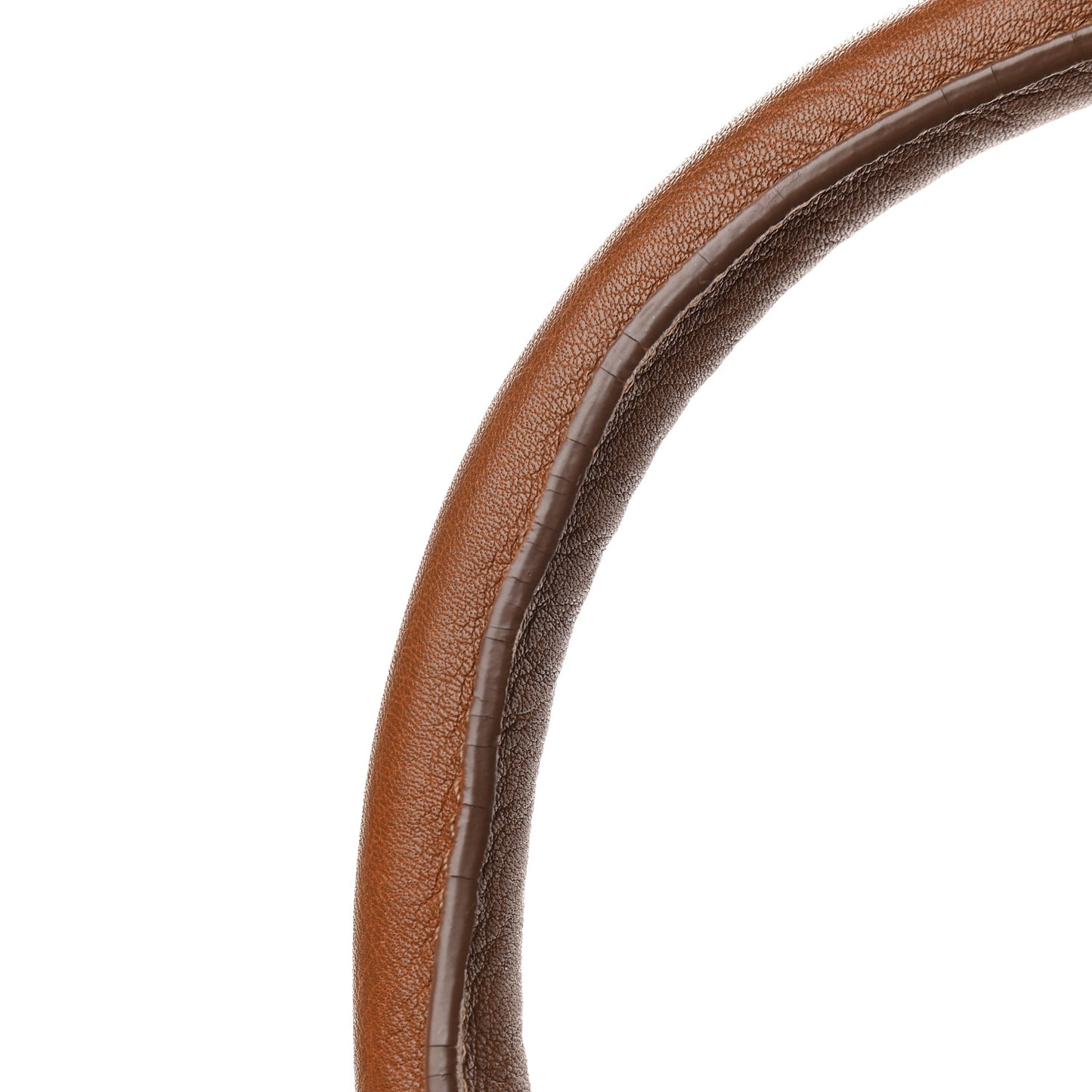 Grainy Calfskin Large Rosalie Satchel Brown