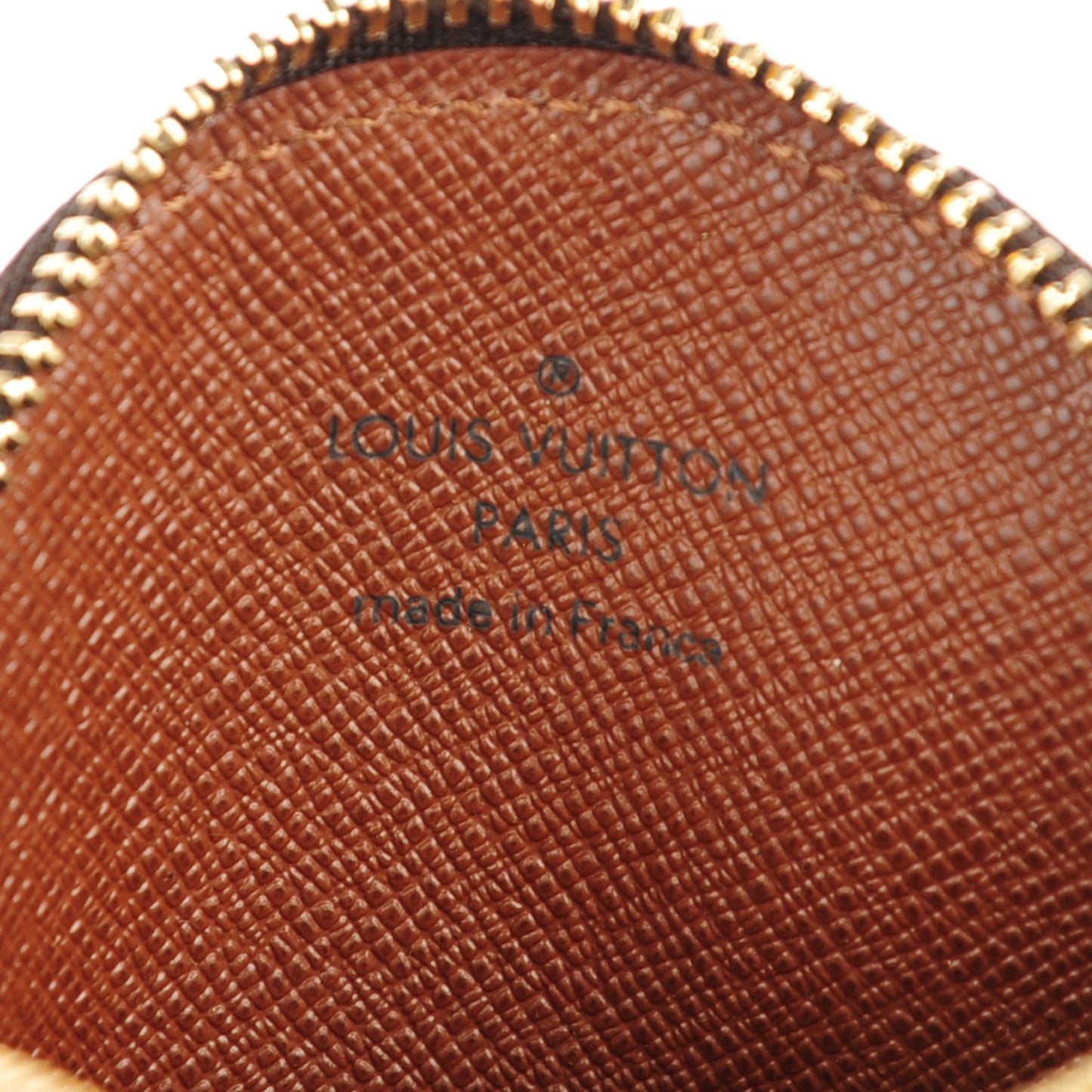 Monogram Round Coin Purse