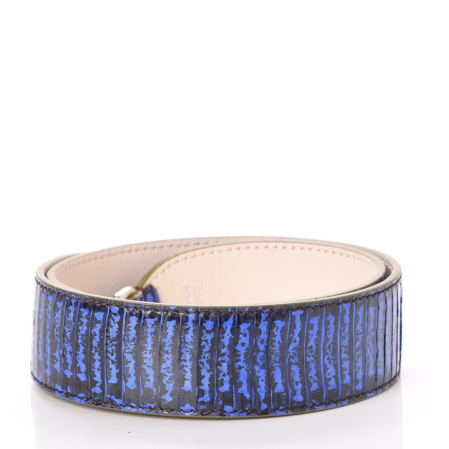 Fendi Elaphe Strap You Neon Blue 2 of 4