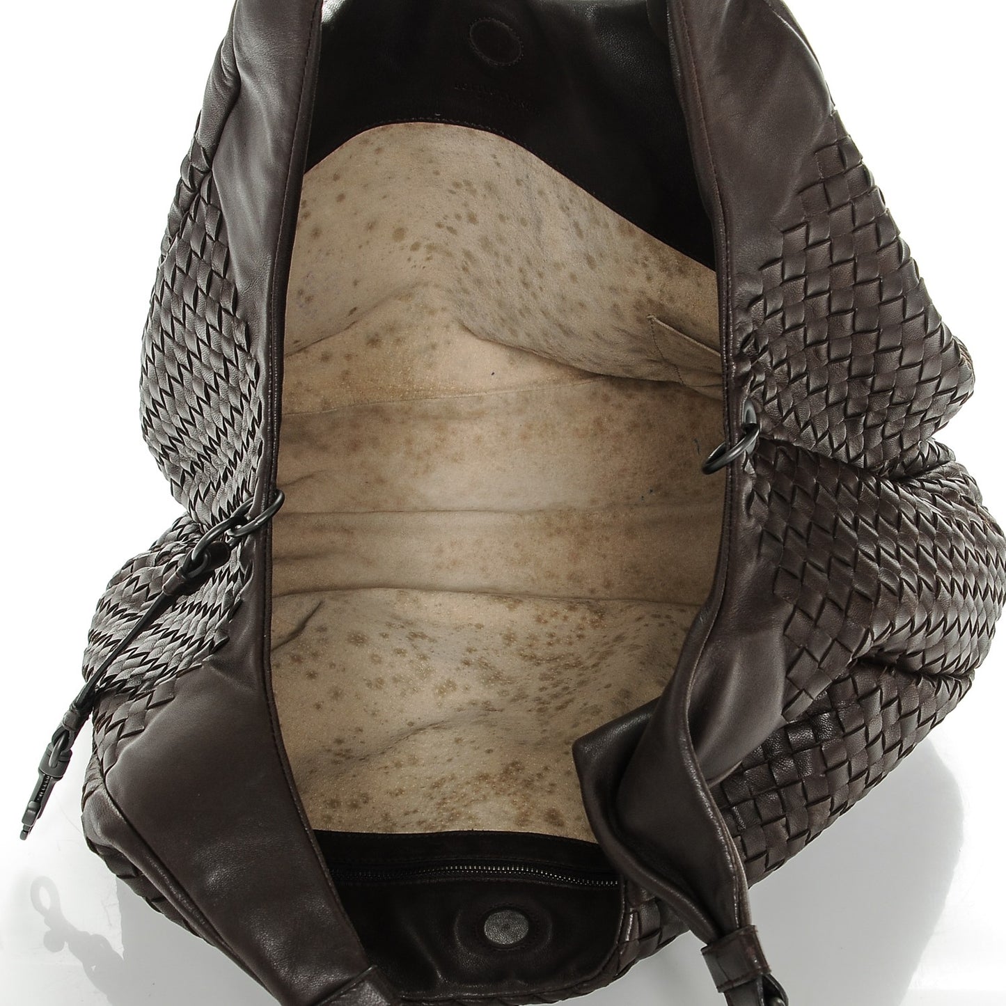 Nappa Intrecciato Large Campana Ebano