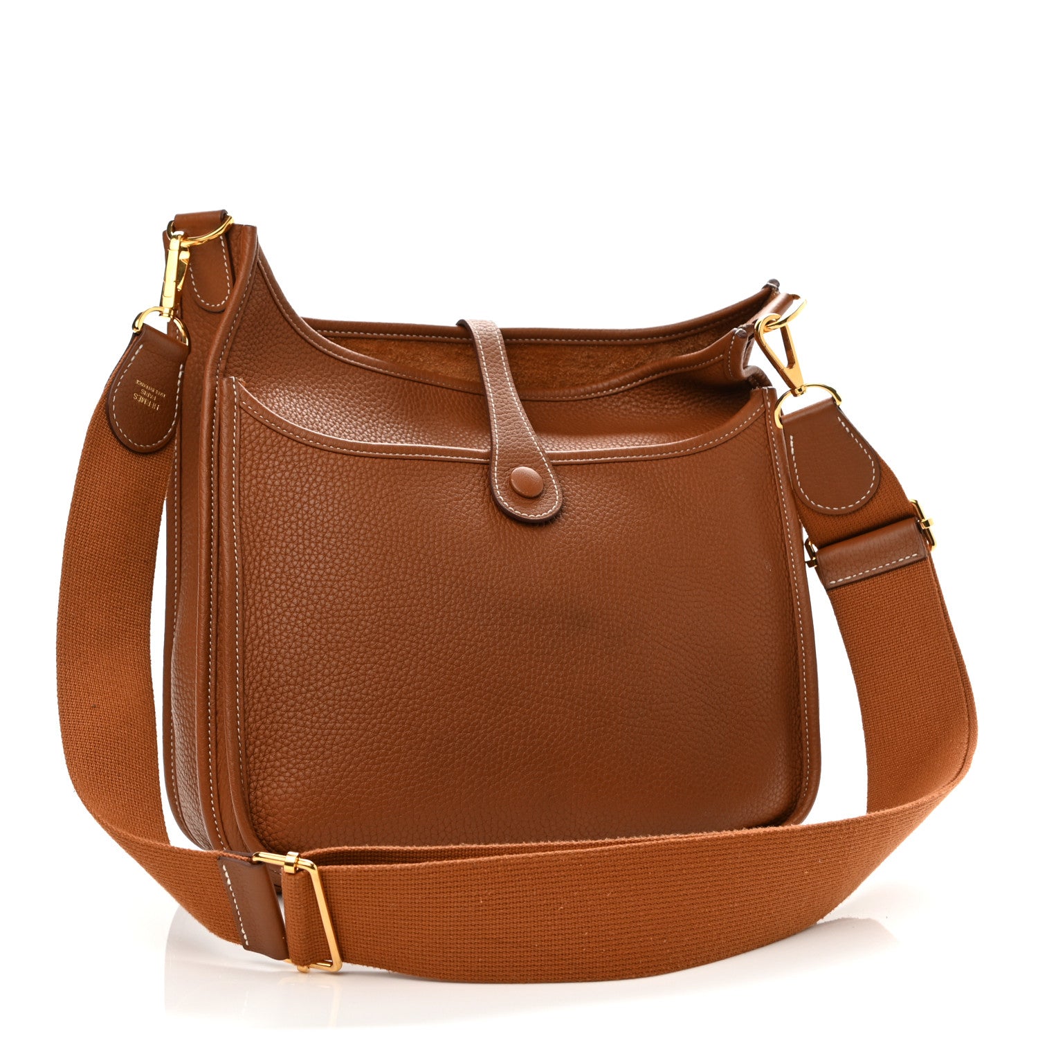 Hermes Taurillon Clemence Evelyne III PM Gold 2 of 10