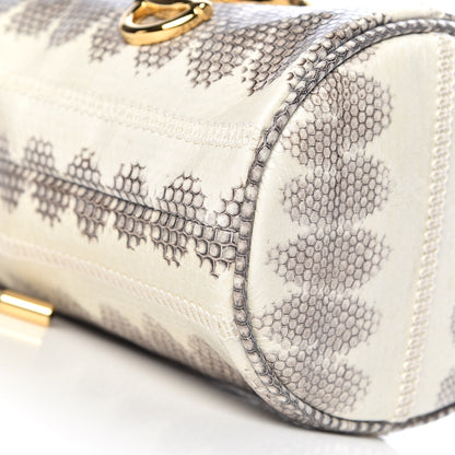 Gucci Snakeskin Mini Zumi Bucket Bag Grey 7 of 10
