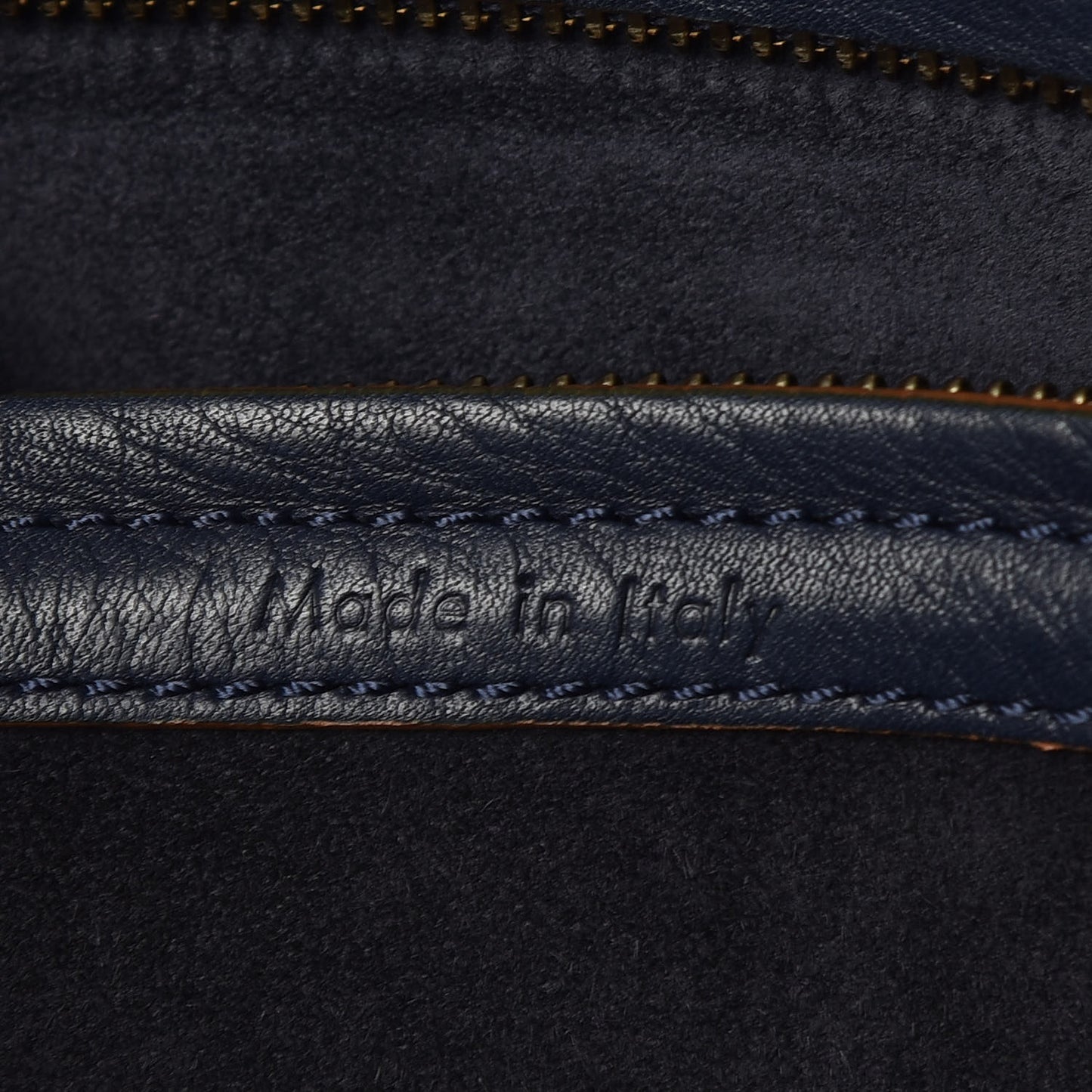 Baby Grained Calfskin Medium Phantom Luggage Midnight