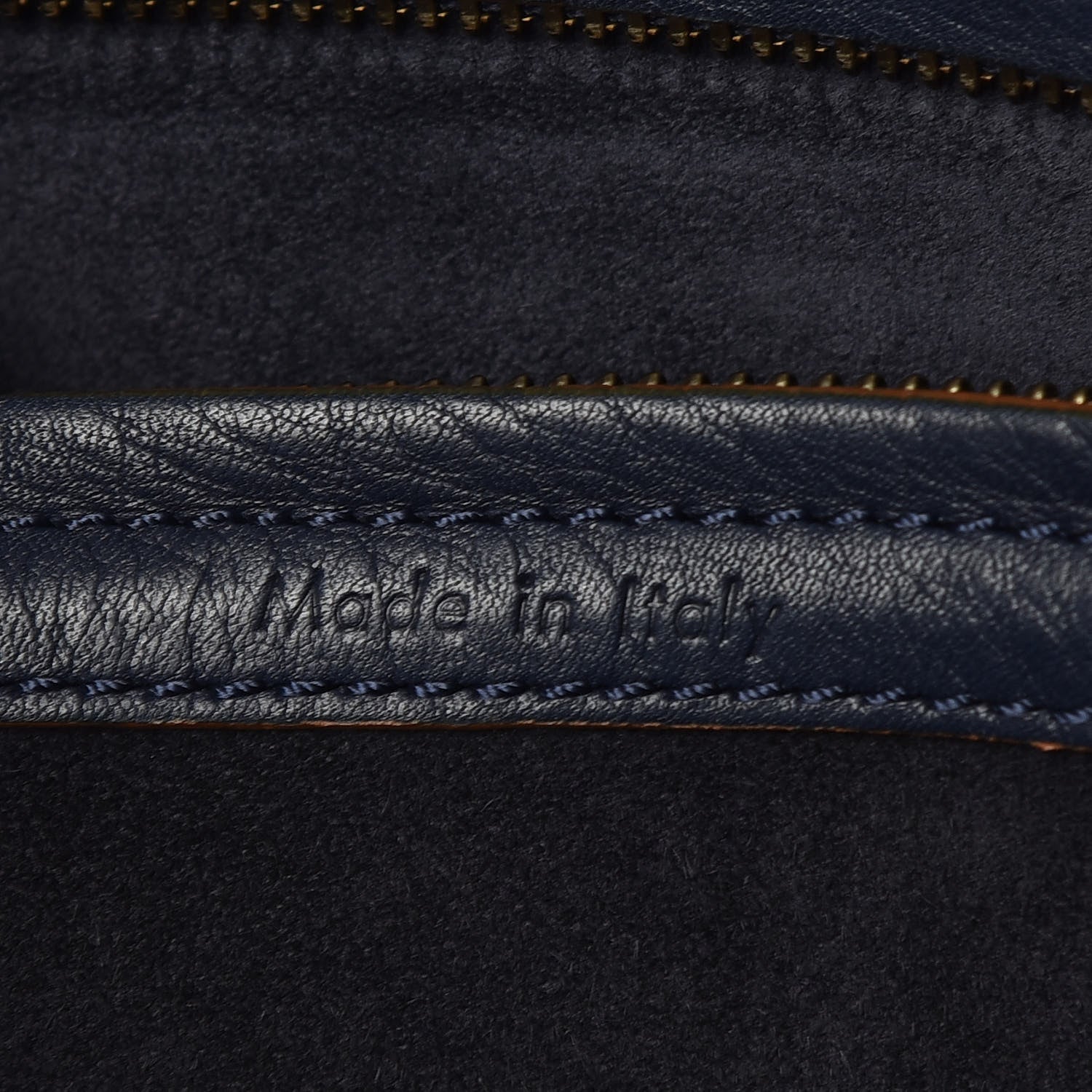 Celine Baby Grained Calfskin Medium Phantom Luggage Midnight 6 of 8