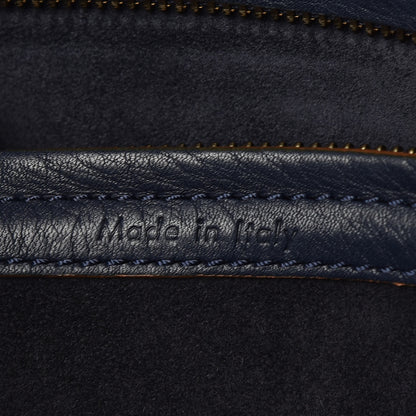 Celine Baby Grained Calfskin Medium Phantom Luggage Midnight 6 of 8