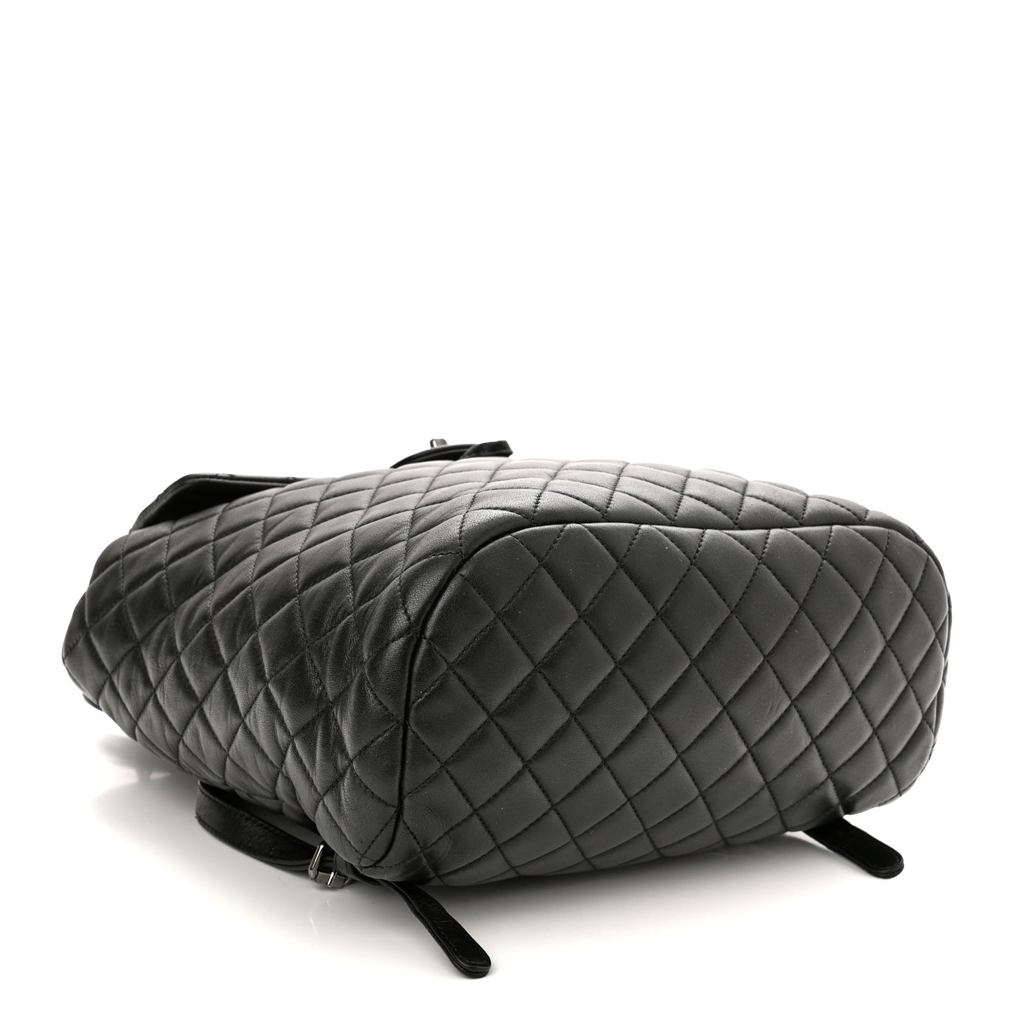 Lambskin Quilted Large Urban Spirit Backpack Black