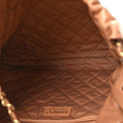 Chanel Shiny Calfskin Quilted Chanel 22 Beige 6 of 11