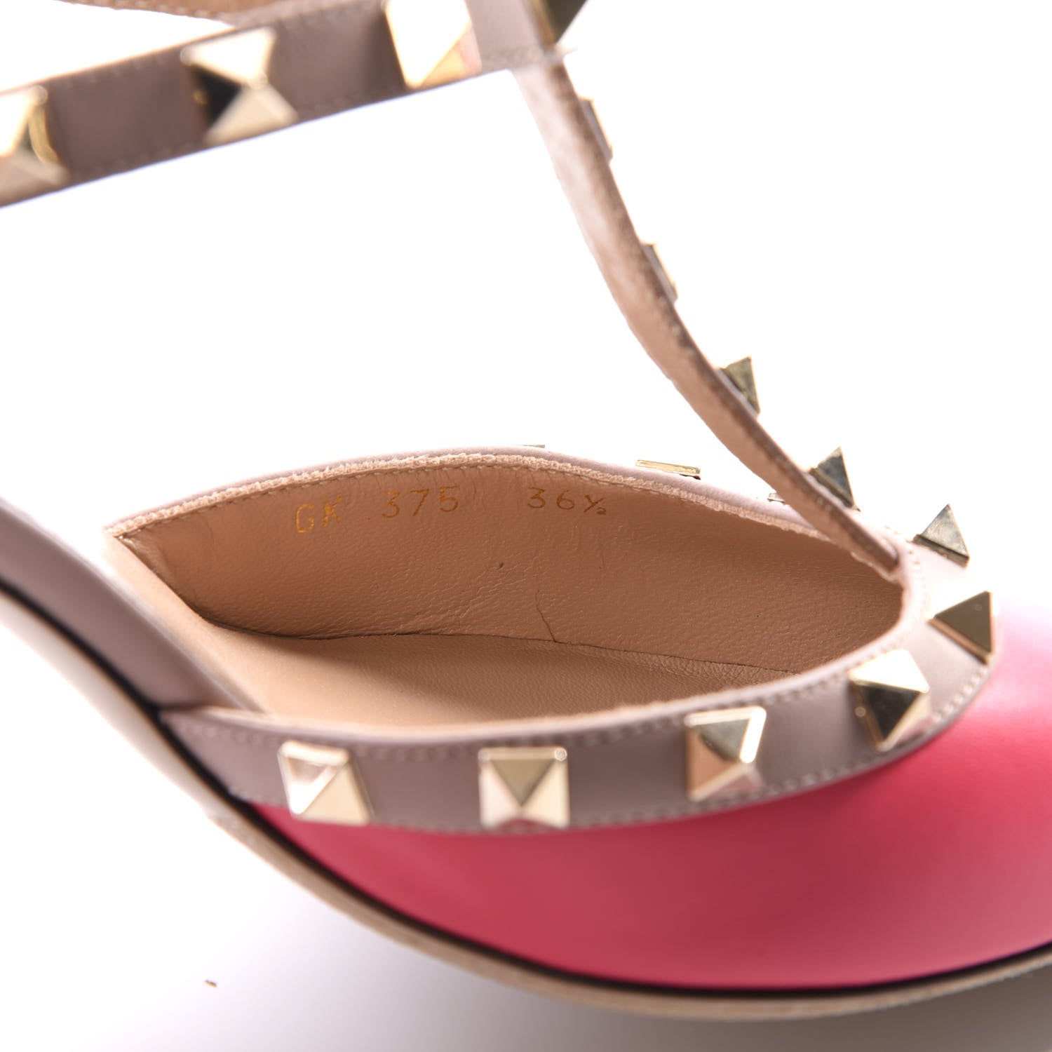 Valentino Garavani Nappa Rockstud Ankle Strap 65mm Pumps 36.5 Deep Fuxia Poudre 9 of 10