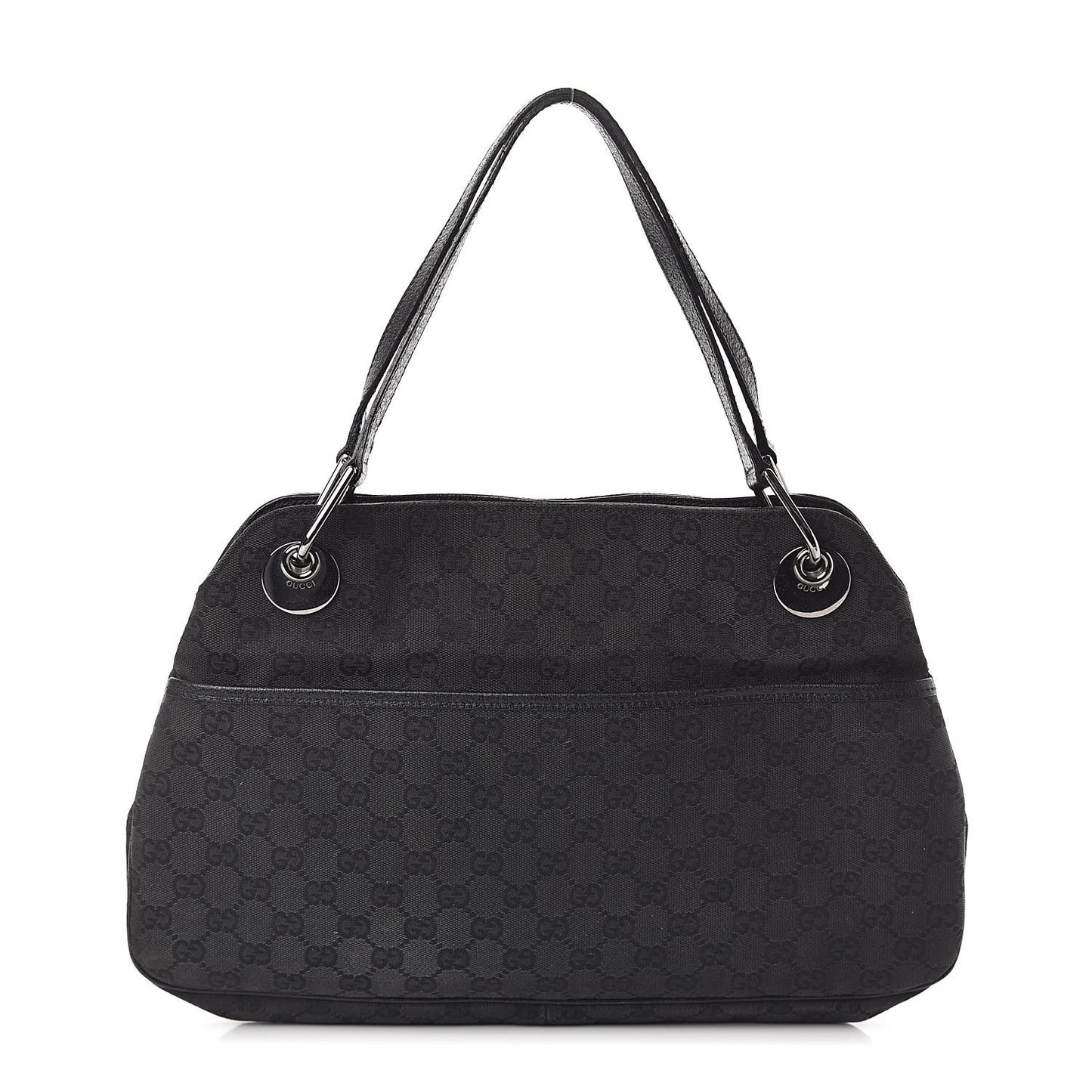 Monogram Medium Eclipse Shoulder Bag Black