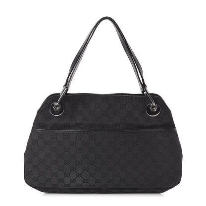 Gucci Monogram Medium Eclipse Shoulder Bag Black 1 of 9