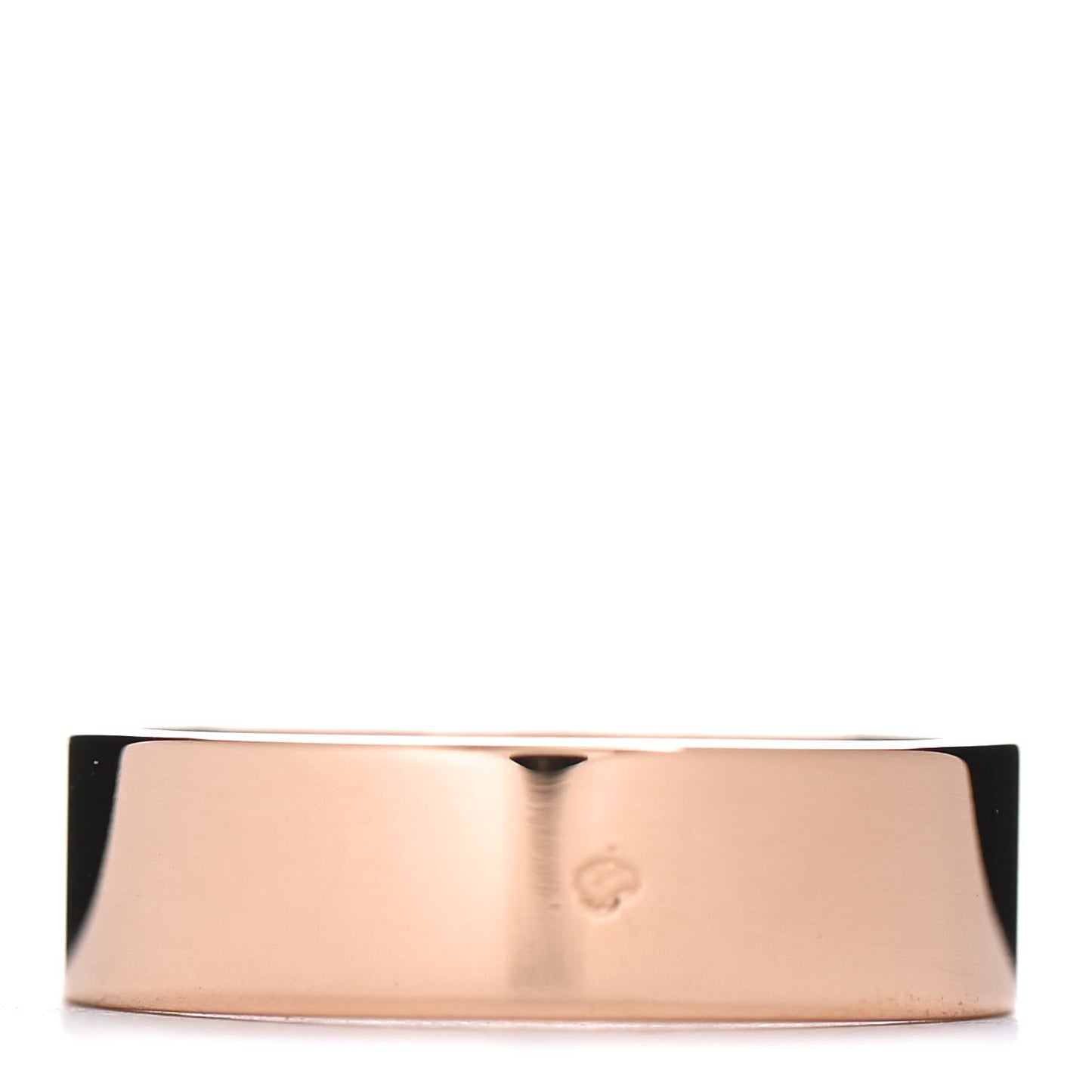 18K Rose Gold Diamond PM H D'Ancre Ring 53 6.5