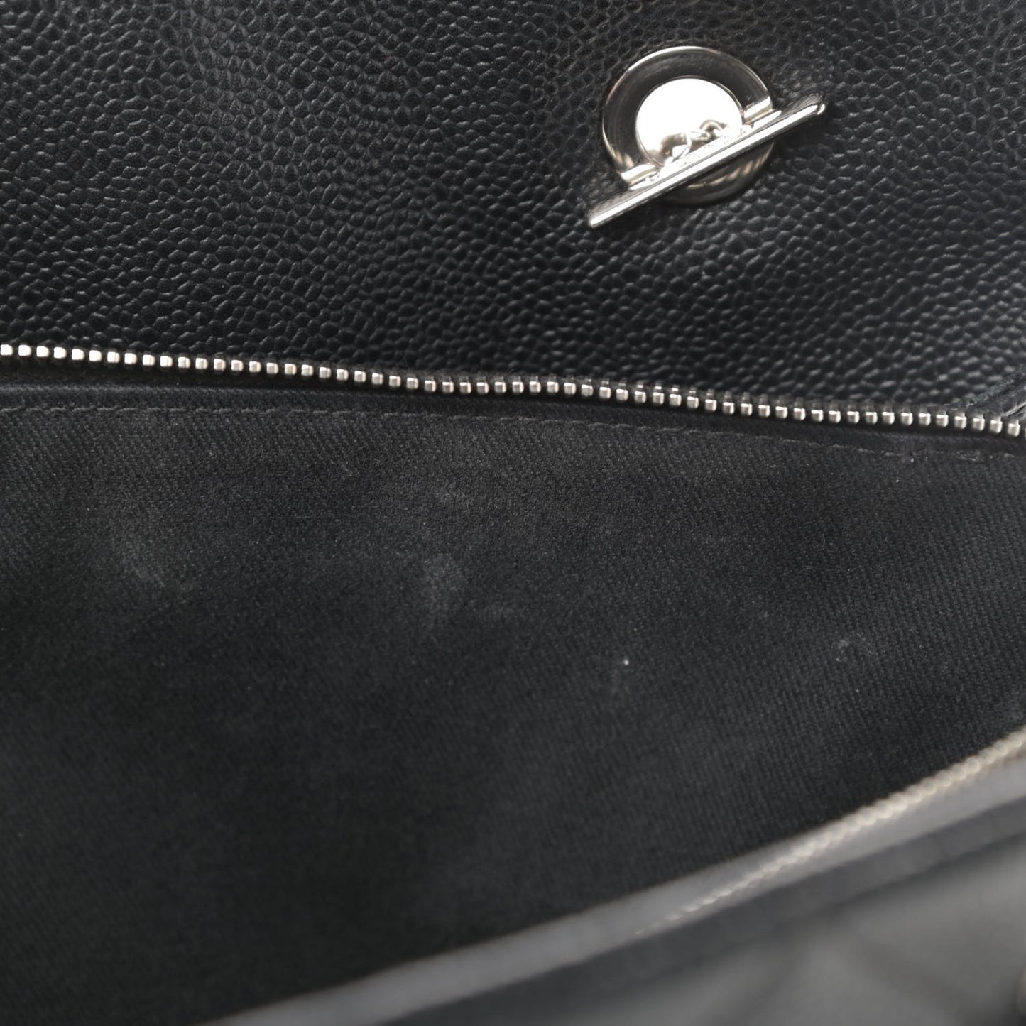 Caviar Quilted Timeless CC Soft Tote Black