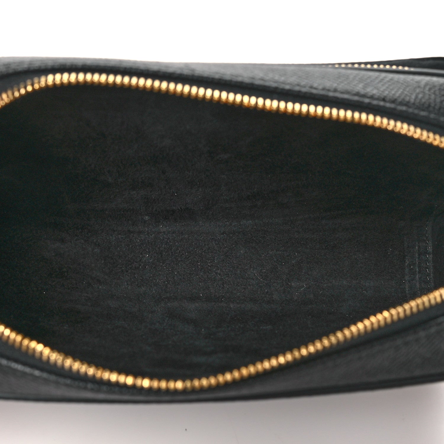 Christian Dior Grained Calfskin Caro Double Pouch Black 5 of 9