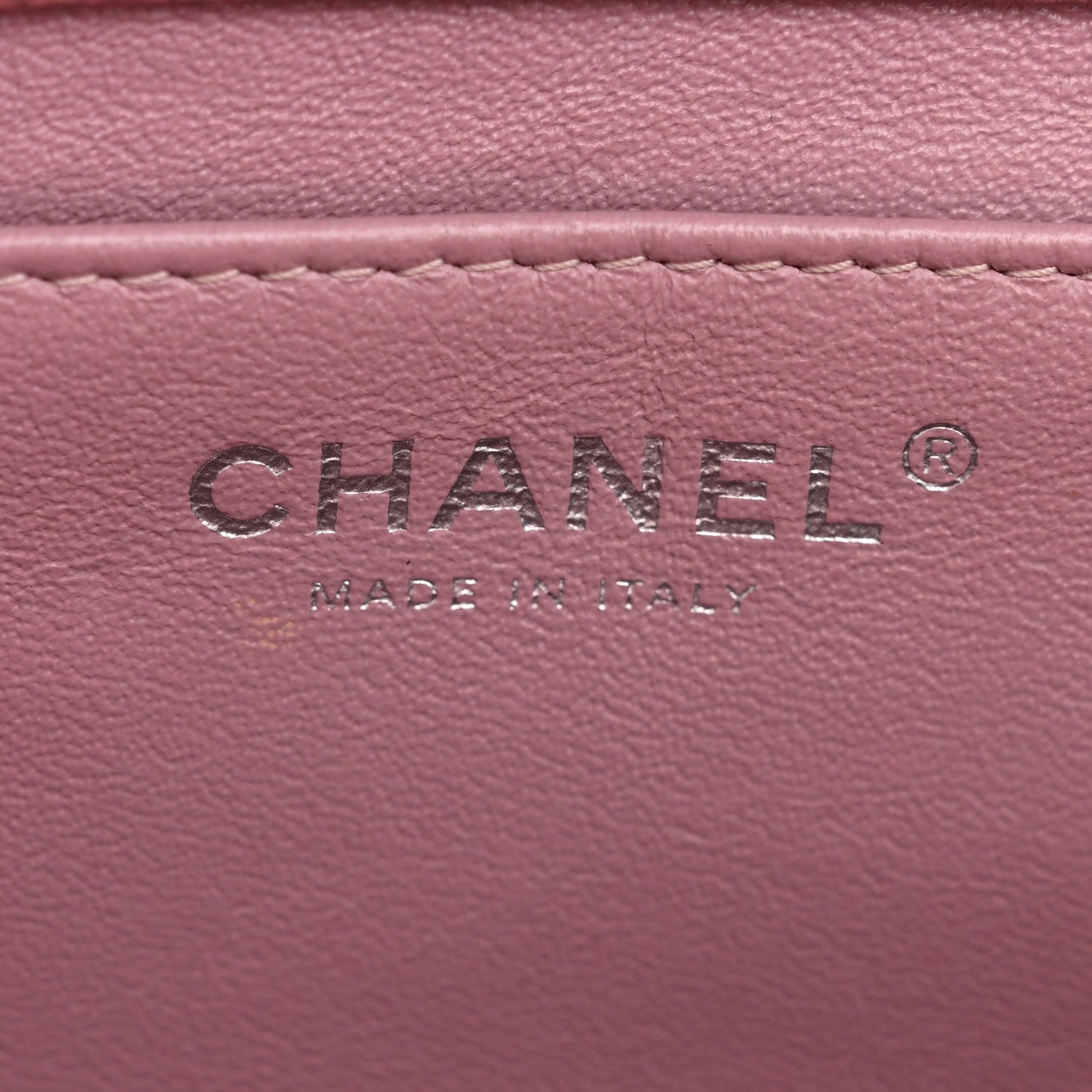 Chanel Caviar Quilted Clutch With Chain Flap Purple 6 of 16