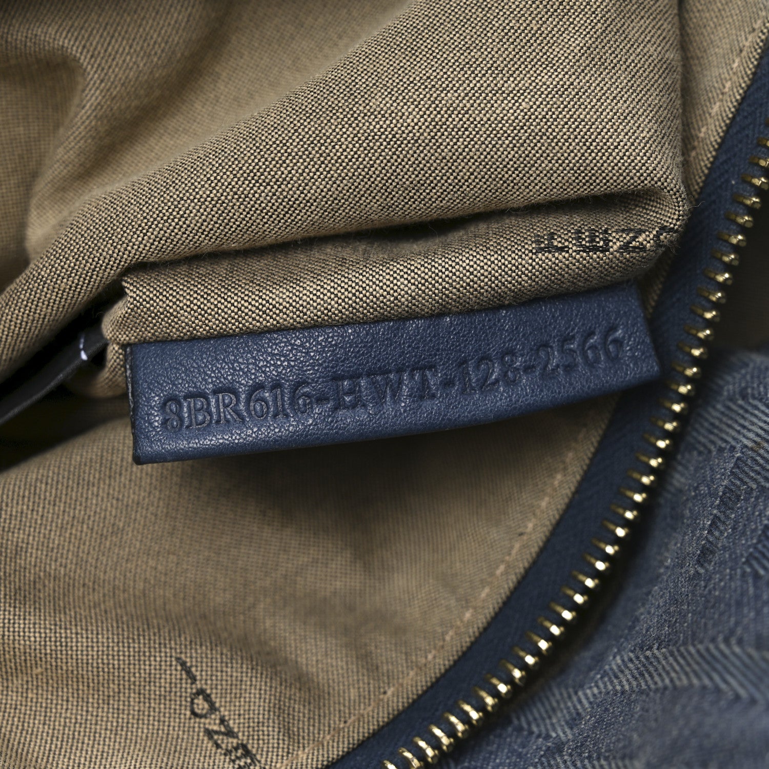 Fendi Denim Zucca Mia Tote Blue 7 of 11