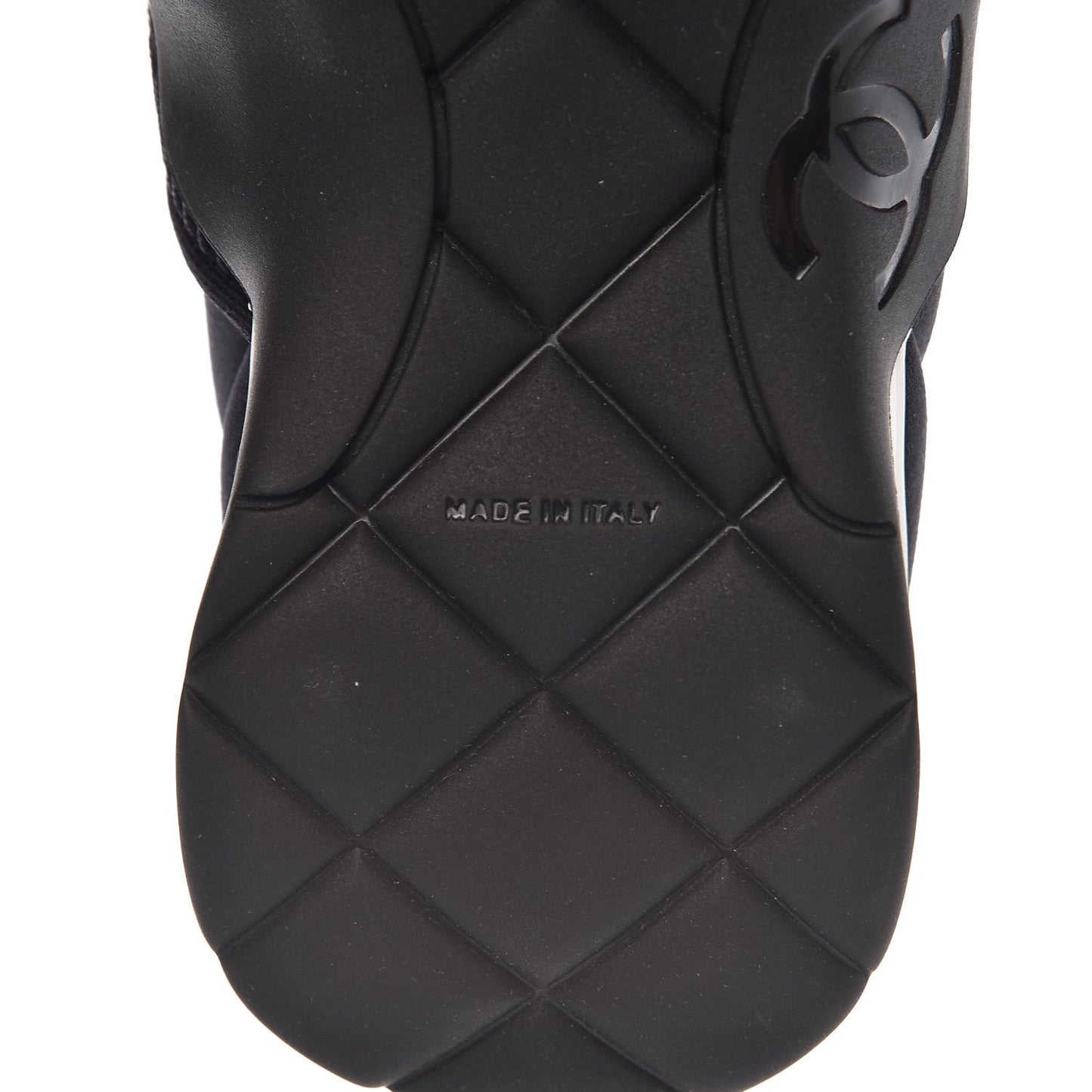 Stretch Fabric CC Sneakers 38 Black