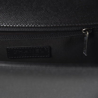 Chanel Caviar Quilted New Medium Boy Flap Black 8 of 10