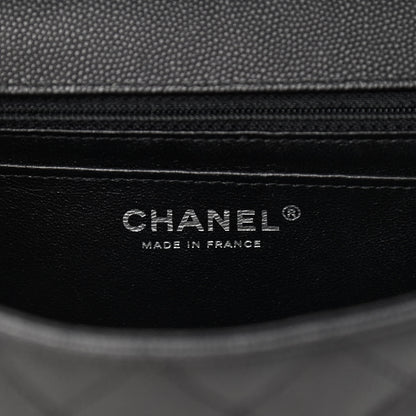 Chanel Caviar Quilted Mini Rectangular Flap Black 6 of 12