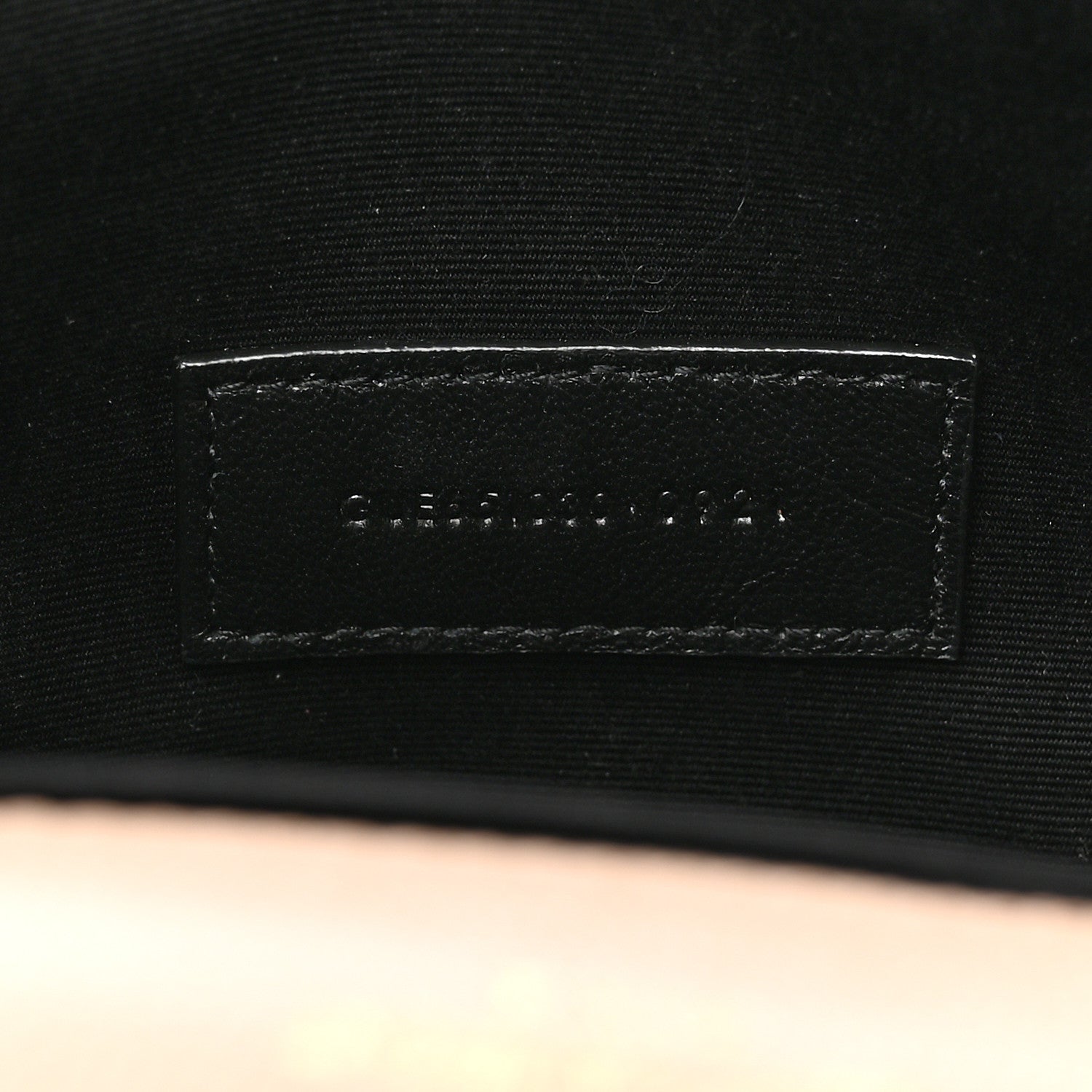 Saint Laurent Grain De Poudre Textured Mixed Matelasse Triquilt Monogram Clutch Dark Beige 7 of 7