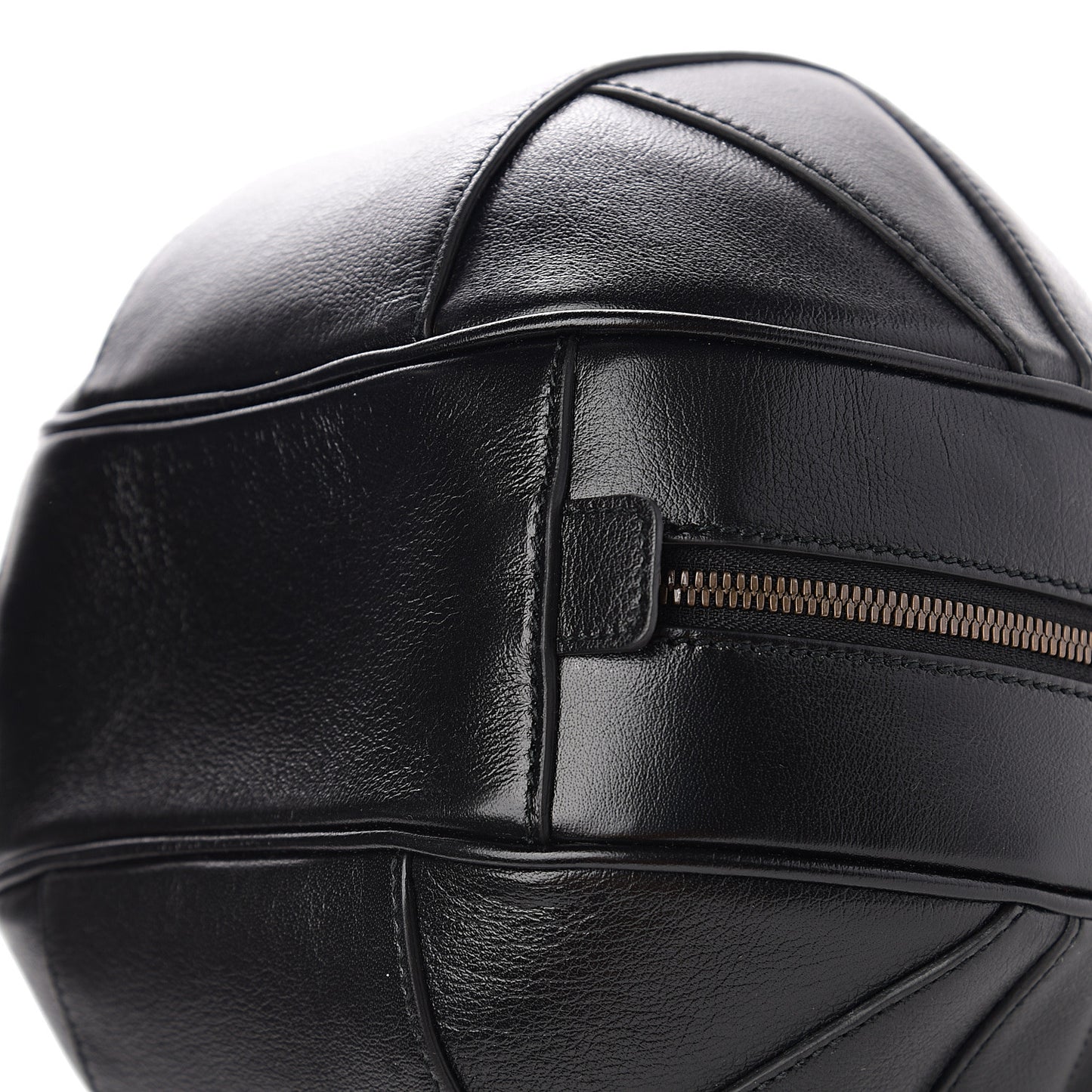 Piuma Lux Energy Tifosa Basketball Shaped Shoulder Bag Black