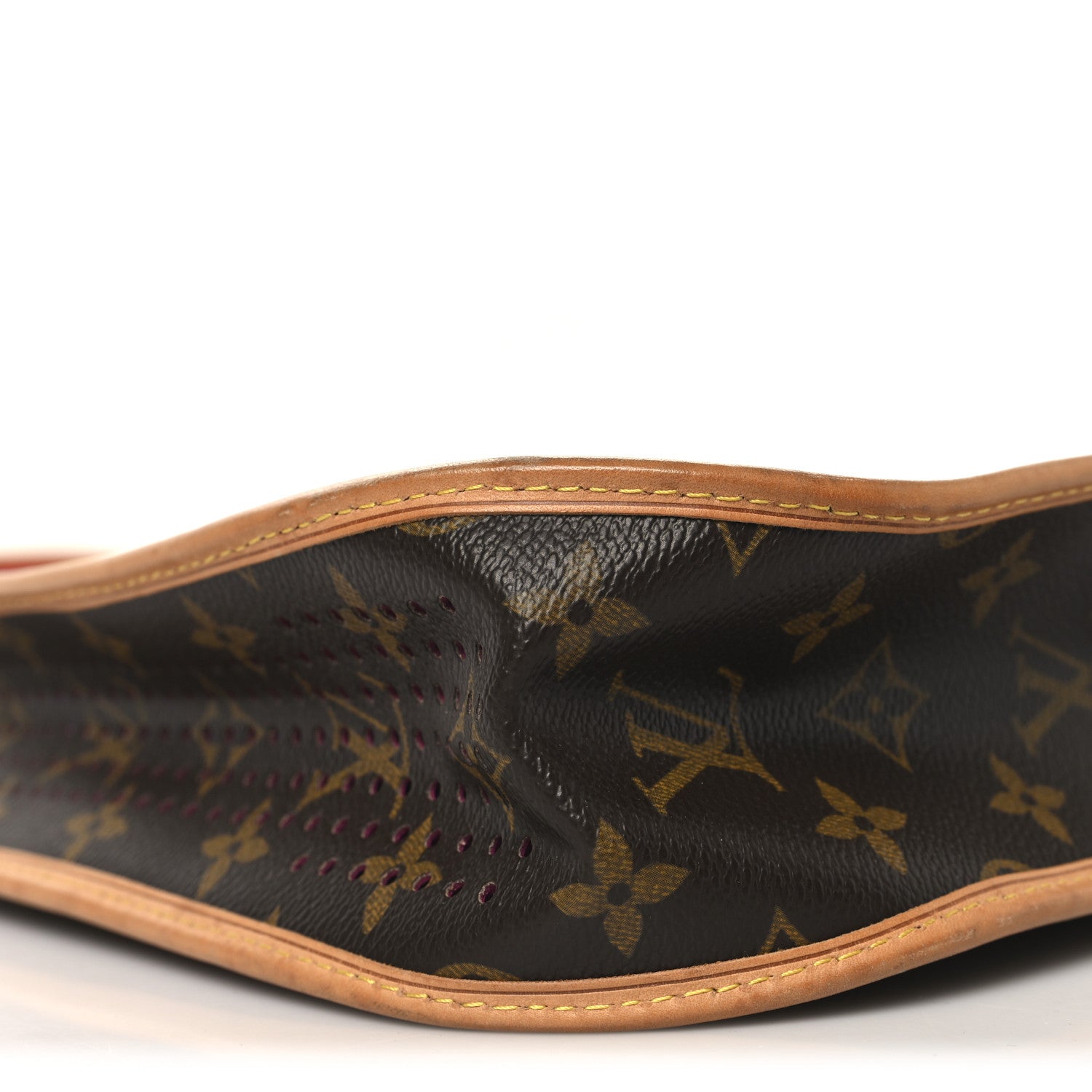 Louis Vuitton Monogram Perforated Musette Fuchsia 8 of 9