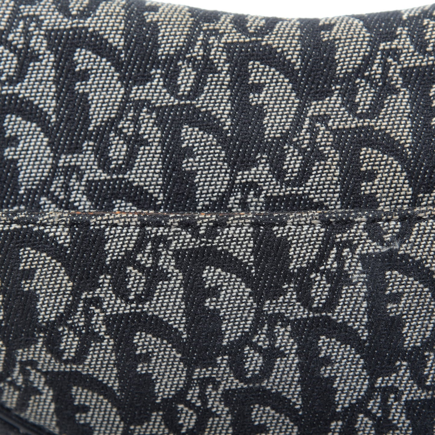 Monogram Saddle Bag Black