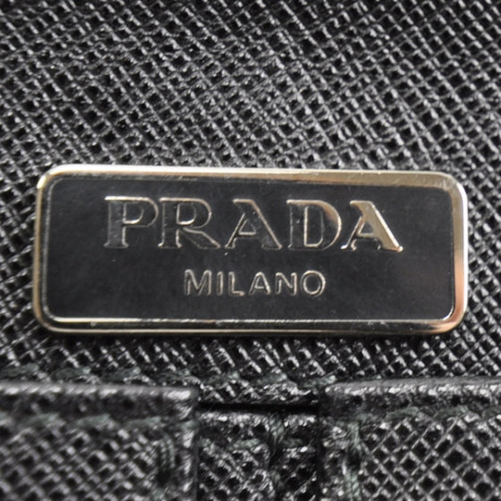 Prada Tessuto Quilted Floral Flap Green 1 of 1