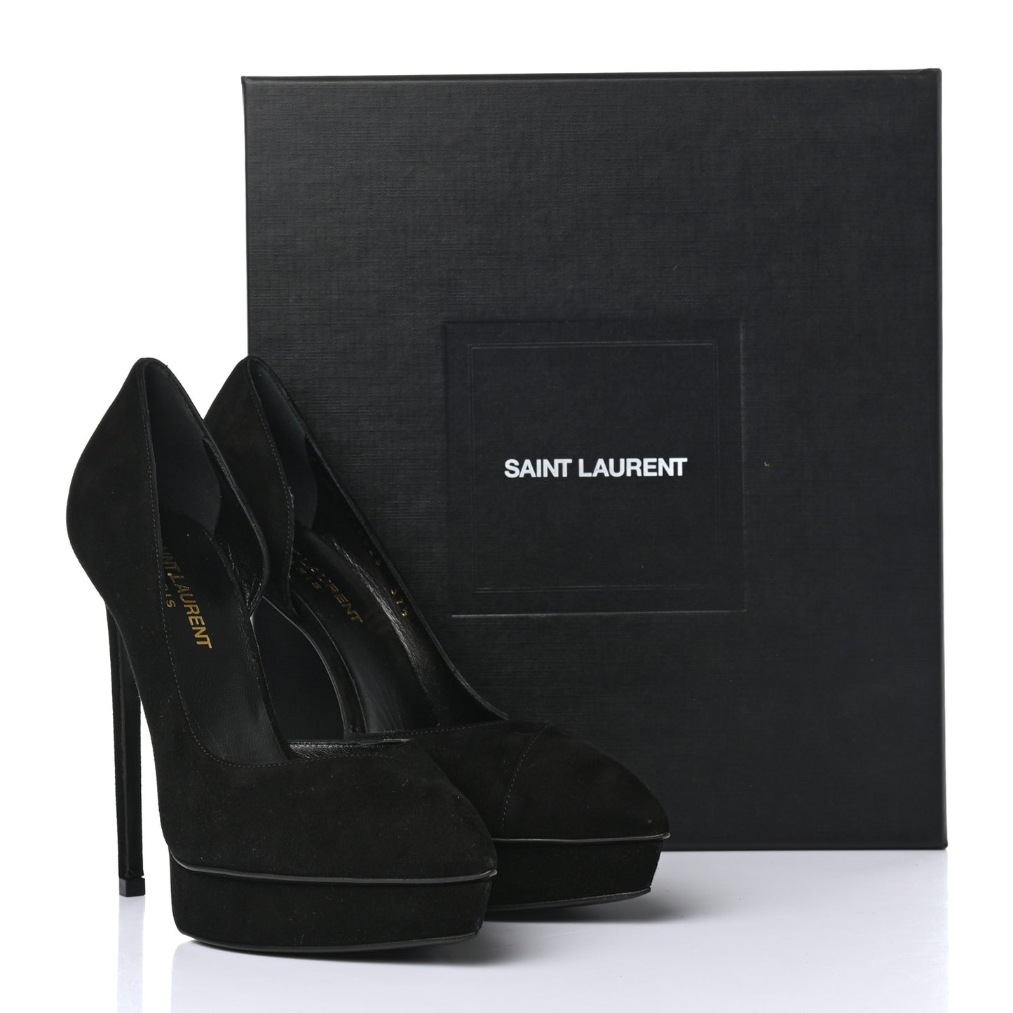 Suede Janis 105 D'Orsay Pumps 37.5 Black
