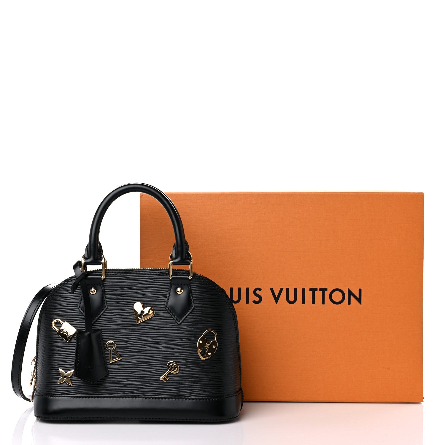 Louis Vuitton Epi Love Lock Alma BB Black 10 of 10