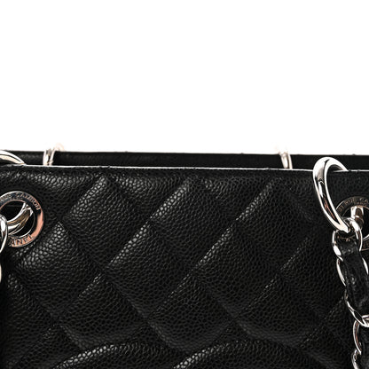 Chanel Caviar Quilted Grand Shopping Tote GST Black 8 of 10