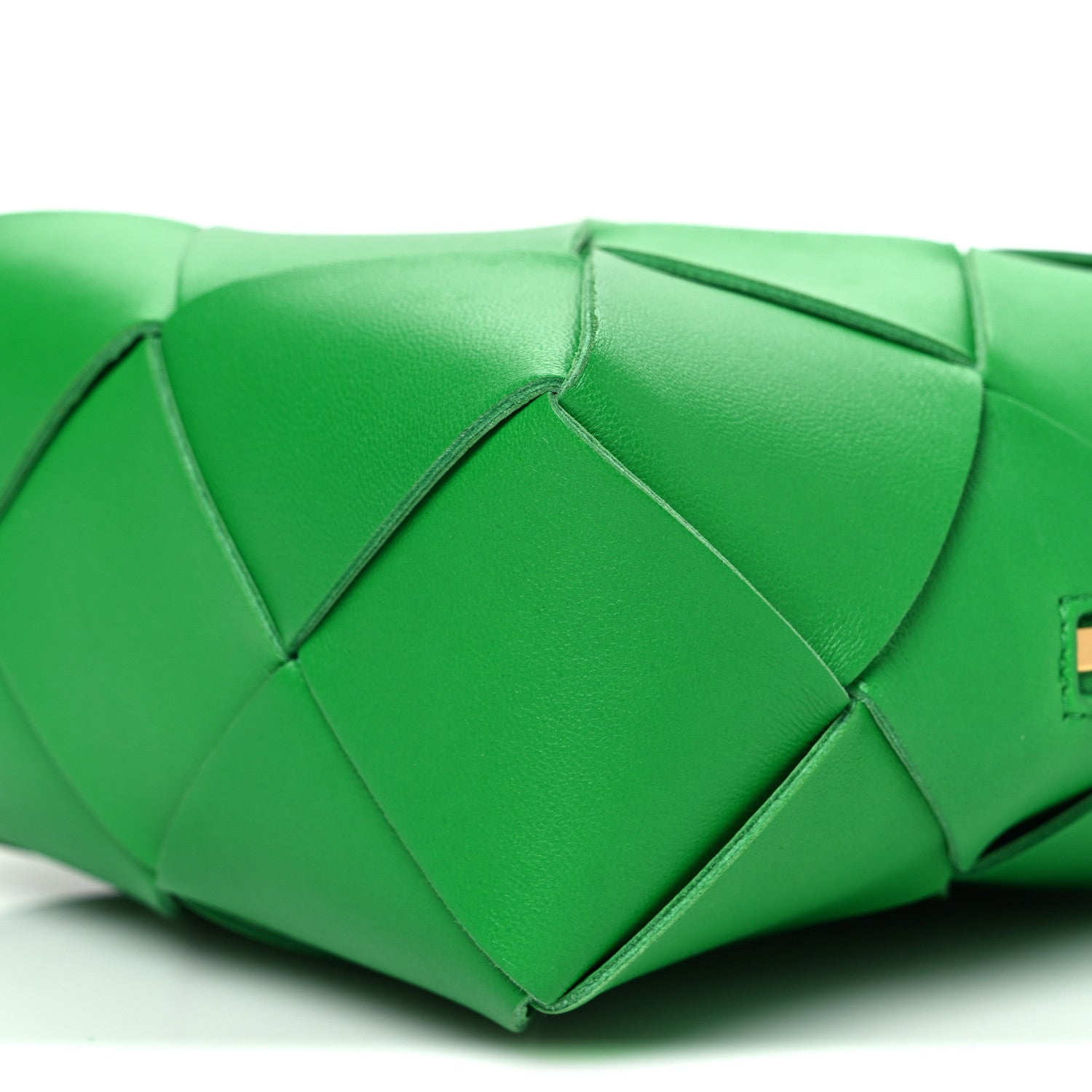 Bottega Veneta Lambskin Maxi Intrecciato Mini Cassette Camera Bag