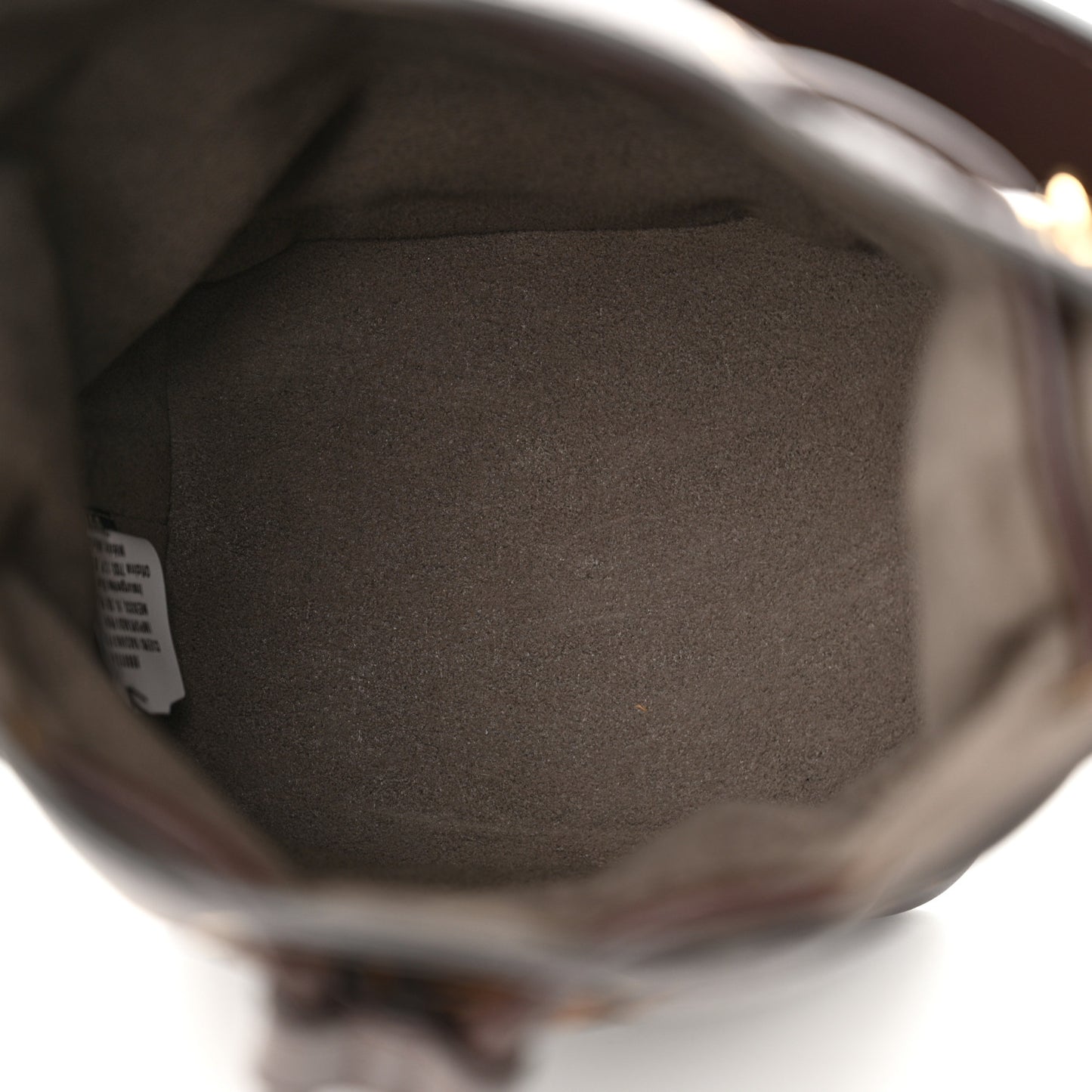 Suede Vitello King F is Fendi Micro FF Mini Mon Tresor Bucket Bag Sigaro Marrone Ebano