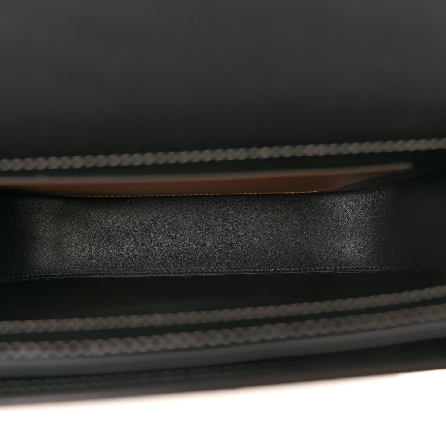 E-Canvas Check Calfskin Medium Elizabeth Bag Dark Birch Brown