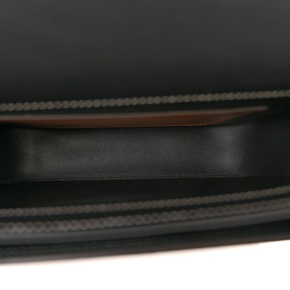 Burberry E-Canvas Check Calfskin Medium Elizabeth Bag Dark Birch Brown 5 of 10