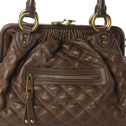 Marc Jacobs Calfskin Quilted Stam Brown 16 of 16