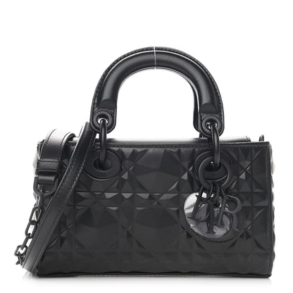 Christian Dior Calfskin Cannage Diamond Micro Lady D-Joy Black 1 of 11