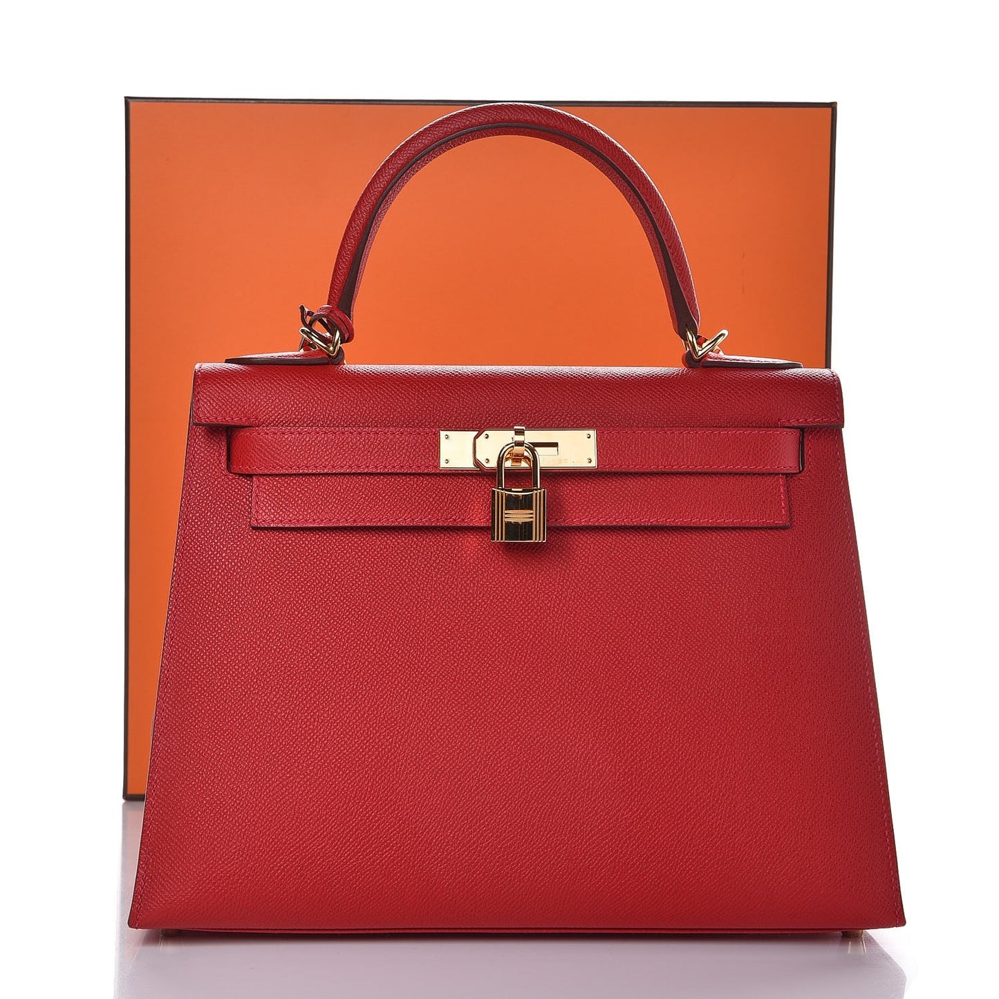 Epsom Kelly Sellier 28 Rouge Casaque