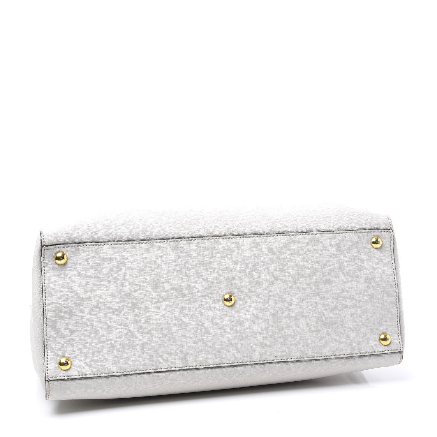 Fendi Vitello Elite Regular 2Jours Tote Latte 3 of 13