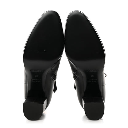 Hermes Calfskin Saint Germain Ankle Boots 36 Black 5 of 10