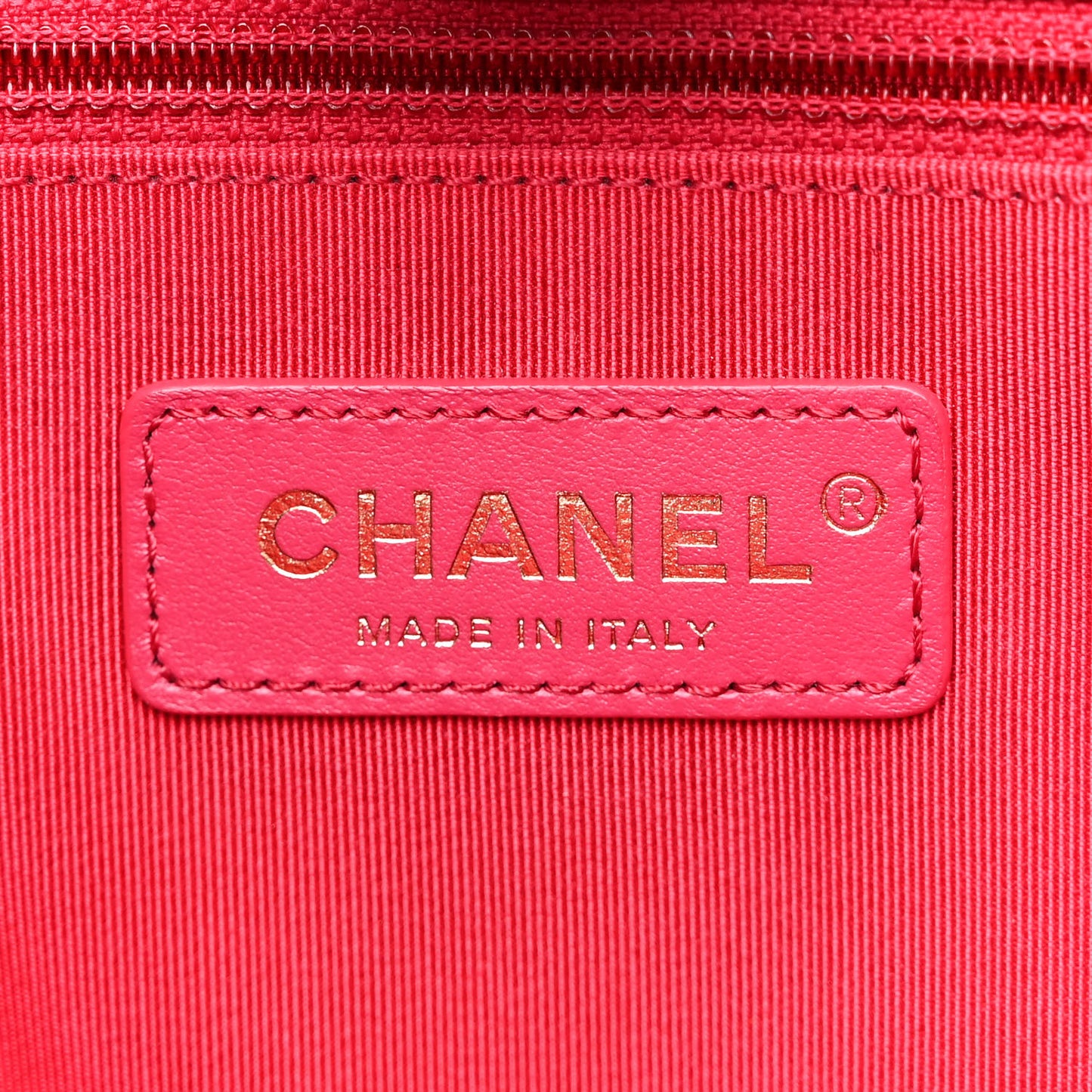 Shiny Aged Calfskin Shopping Bag Black
