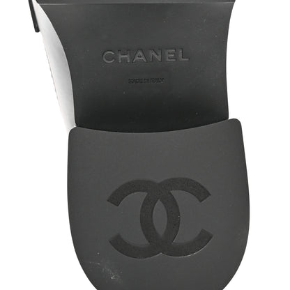 Chanel Calfskin CC Platform Loafers 37 Black 6 of 11